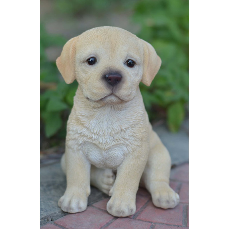 labrador puppy statue